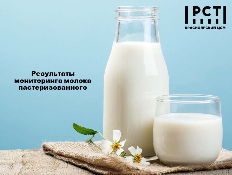 Результаты мониторинга молока питьевого пастеризованного