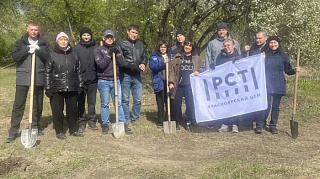 В честь 100-летия ФБУ «Красноярский ЦСМ» в Абакане посадили яблоневый сад
